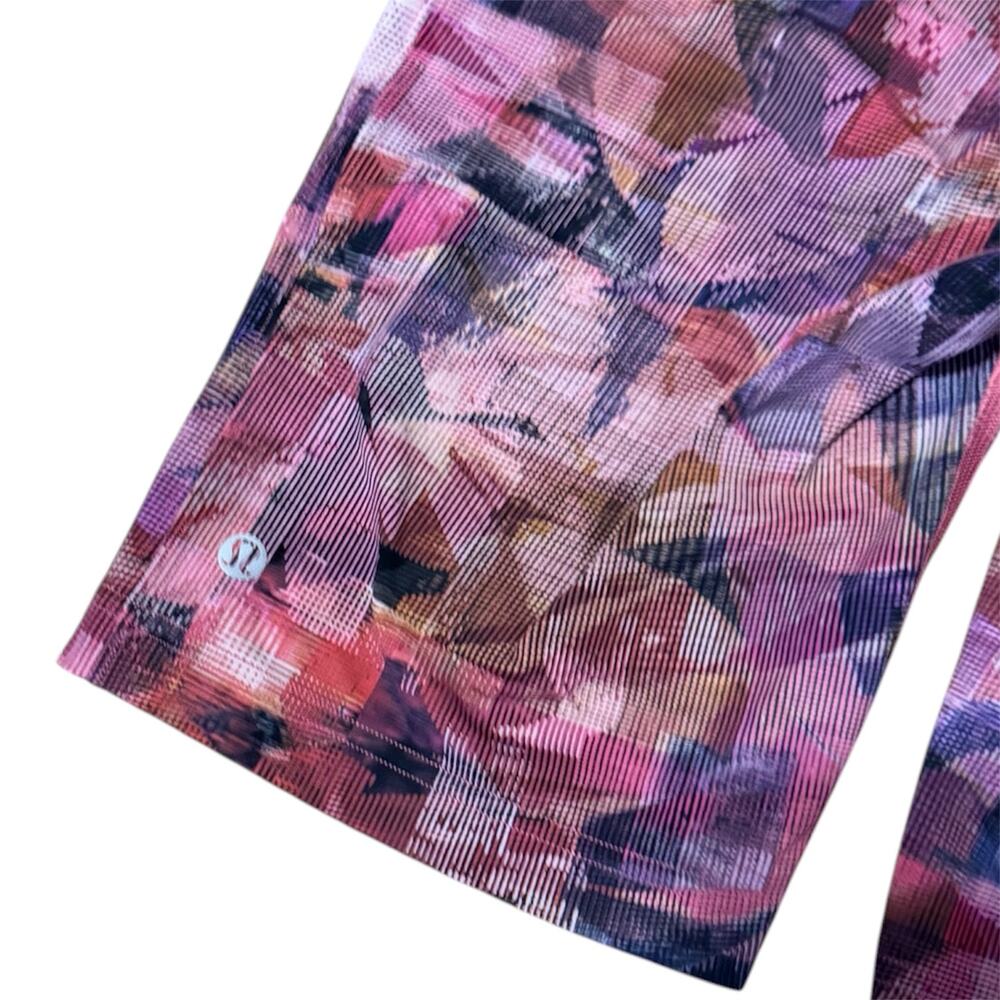 Lululemon On Pace Short Sun Dazed Multi Print Running Shorts - Picture 4 of 8